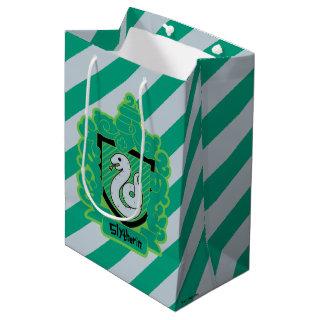 Cartoon Slytherin Crest Medium Gift Bag