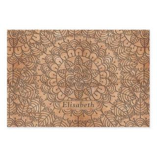 Carved Wood Floral Circles Mandala Different Names  Sheets