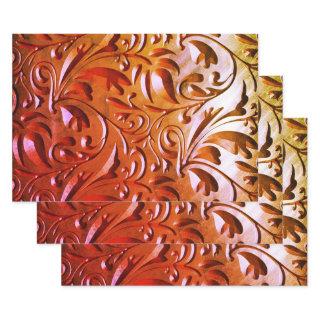 Carved wood woodgrain look elegant stained  sheets