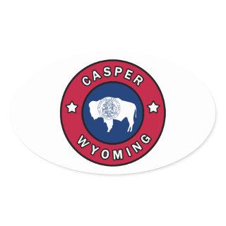 Casper Wyoming Oval Sticker