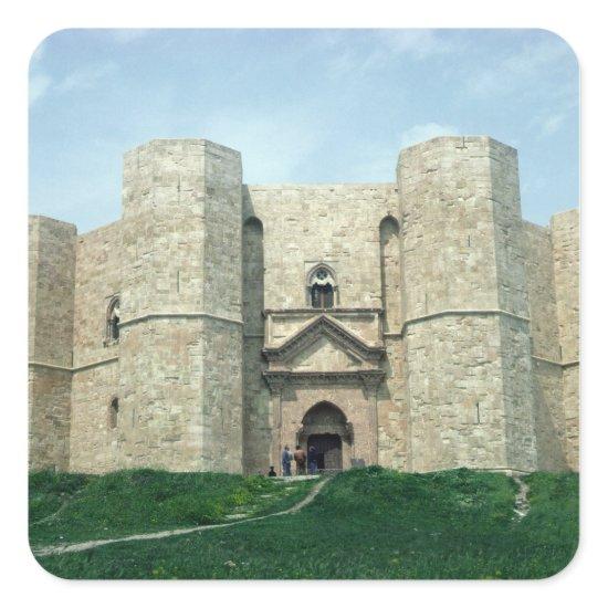 Castel del Monte Square Sticker