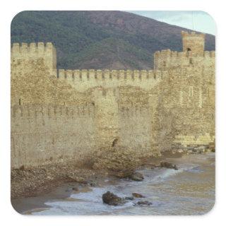 Castle, built by the Crusaders Square Sticker