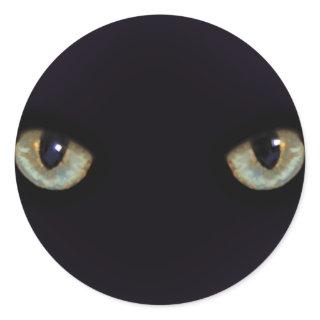 Cat-eyes Classic Round Sticker