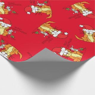 Cat Funny Christmas Cartoon Cute Mouse