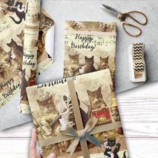 Cat Happy Birthday Song Orchestra