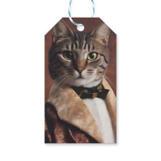 Cat in Smoking Jacket Gift Tags