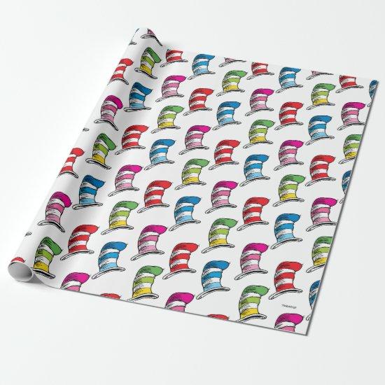 Cat In The Hat Colorful Hat Pattern