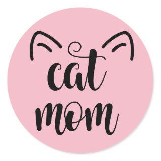 Cat mom sticker