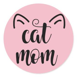 Cat mom sticker