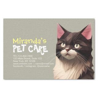 Cat Paper Cut Art Pet Care Food Shop Animal Clinic