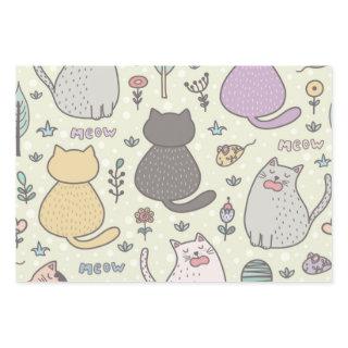 Cat pattern  sheets