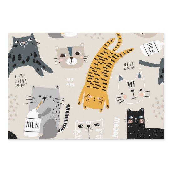 Cat pattern  sheets