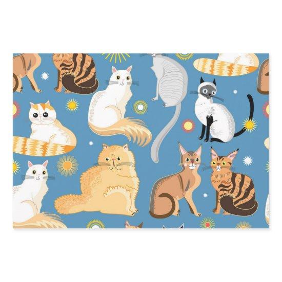 Cat pattern  sheets