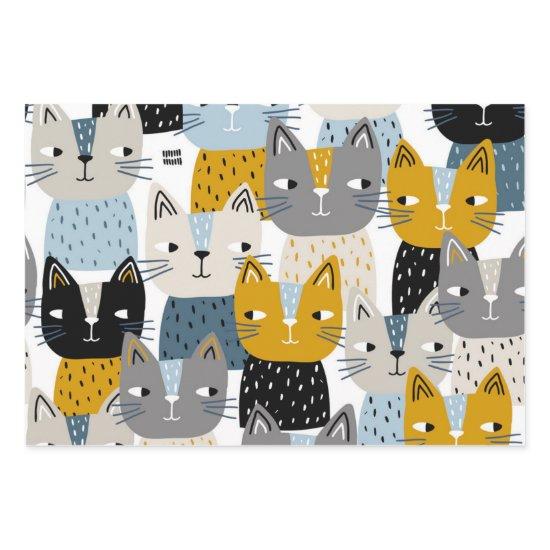 Cat pattern  sheets