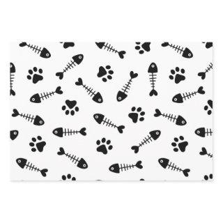 cat paw and fish bone  sheets