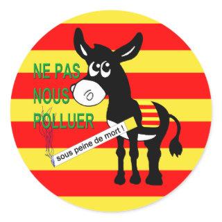 Catalunya Catalan ariul Classic Round Sticker