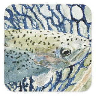 Catch & Release Fishing Designs Square Sticker