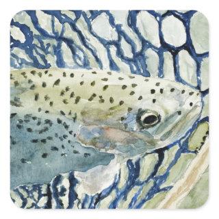 Catch & Release Fishing Designs Square Sticker