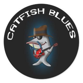 Catfish Blues Classic Round Sticker