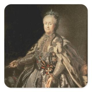 Catherine the Great, 1793 Square Sticker