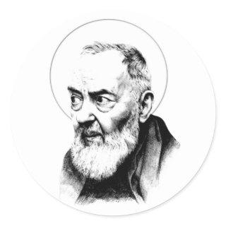 Catholic St. Padre Pio Capuchin Monk Sticker