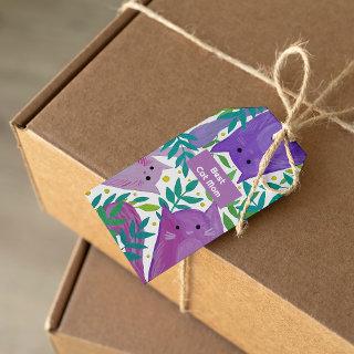 Cats and branches Best cat mom day Gift Tags