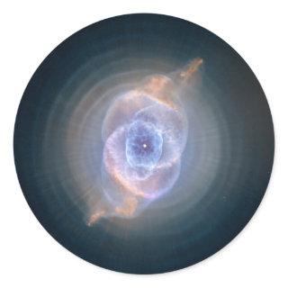 Cat's Eye Nebula Hubble NASA Classic Round Sticker