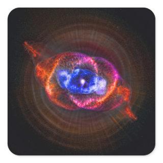 Cats Eye Nebula Square Sticker