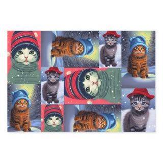 Cats in Hats  Sheet Set
