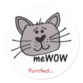 Cat's meWOW Good Job Reward Customizable Sticker