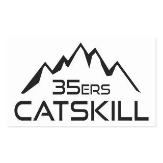 Catskill 35er Mountain Rectangular Sticker