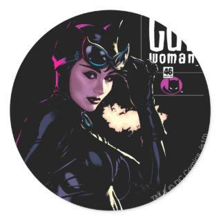 Catwoman Classic Round Sticker
