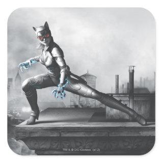 Catwoman - Lightning Square Sticker