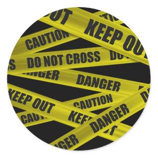 Caution Tape Stickers