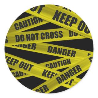 Caution Tape Stickers