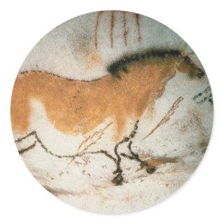 Cave drawings Lascaux French Prehistoric Classic Round Sticker