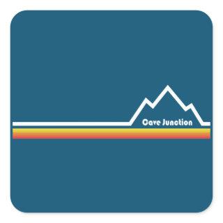 Cave Junction Oregon Square Sticker