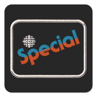 CBC Special - 1978 promo graphic Square Sticker