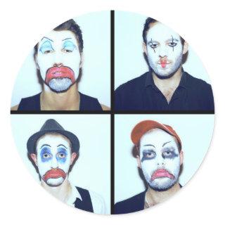 CD COVER CLASSIC ROUND STICKER