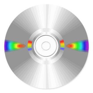 CD'S CLASSIC ROUND STICKER