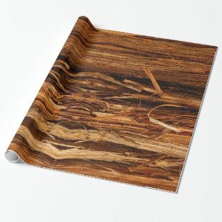 Cedar Textured Wooden Bark Look