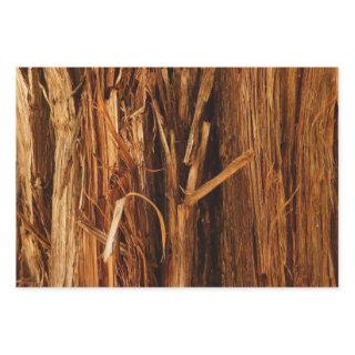 Cedar Textured Wooden Bark Look  Sheets