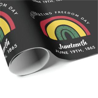 Celebrating Freedom Day Juneteenth 1865 Rainbow