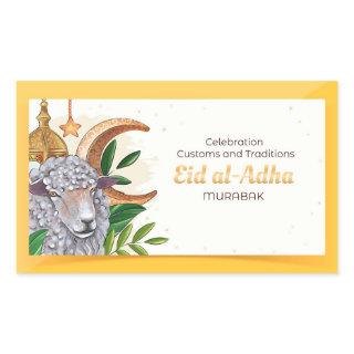 Celebration Custons and Traditions (Eid al-Adha) Rectangular Sticker