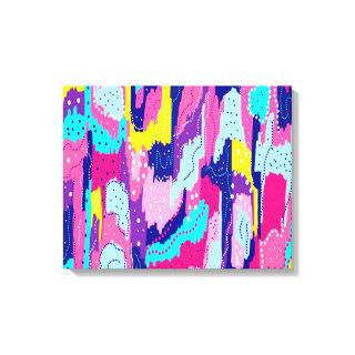 Celebration of Color Abstract Art Canvas Print