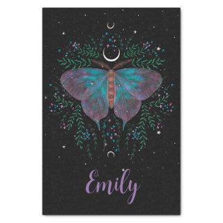 Celestial Moth Personalized Tissue Paper