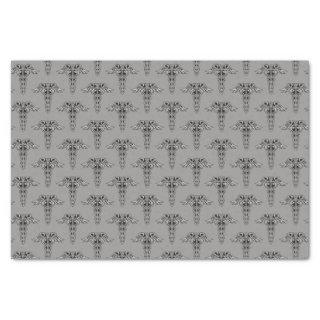 Celtic Knot Caduceus Pattern Tissue Paper