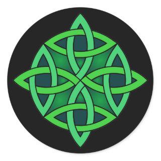 celtic knot ireland ancient symbol pagan irish gre classic round sticker