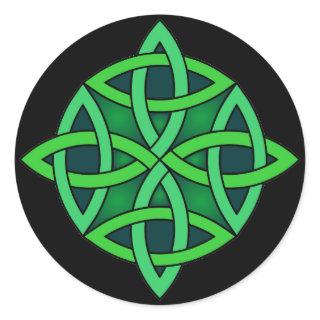 celtic knot ireland ancient symbol pagan irish gre classic round sticker