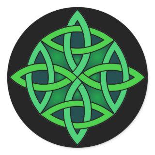 celtic knot ireland ancient symbol pagan irish gre classic round sticker